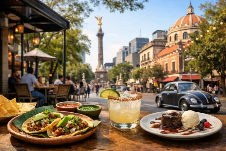 Roma Norte Dining Itinerary Example for One Day
